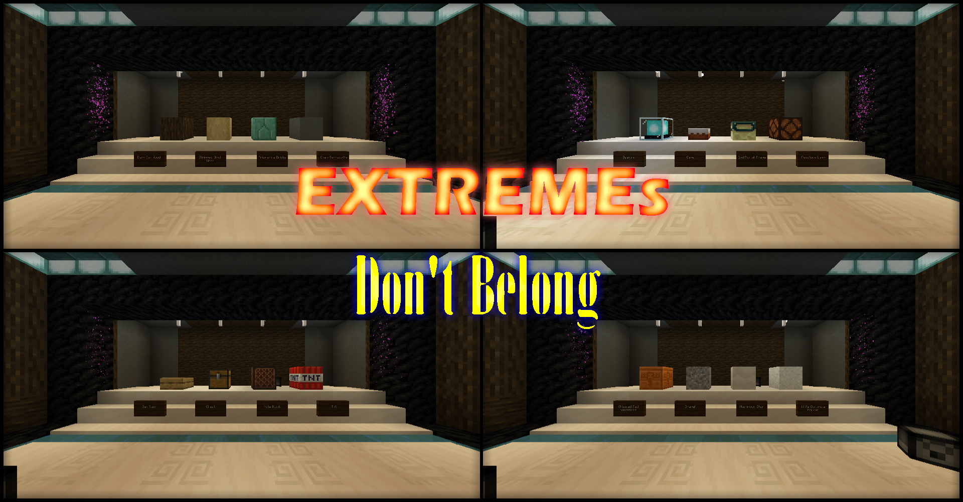 İndir EXTREME's Don't Belong için Minecraft 1.14.2